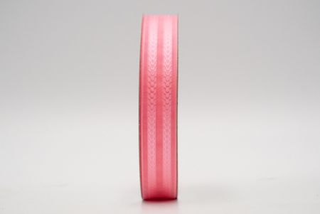 Розовая двухрядная лента с дизайном "V"_K1753-150
